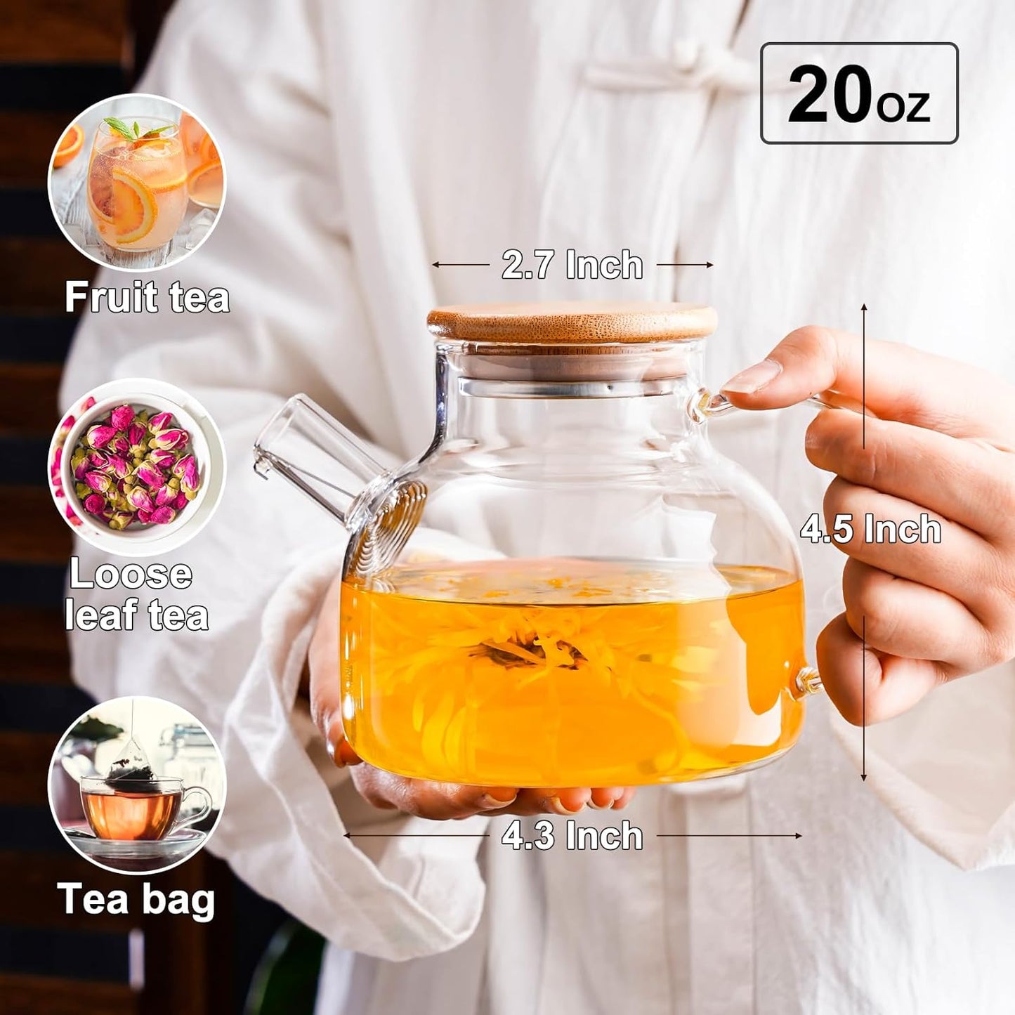 Glass Teapot Stovetop